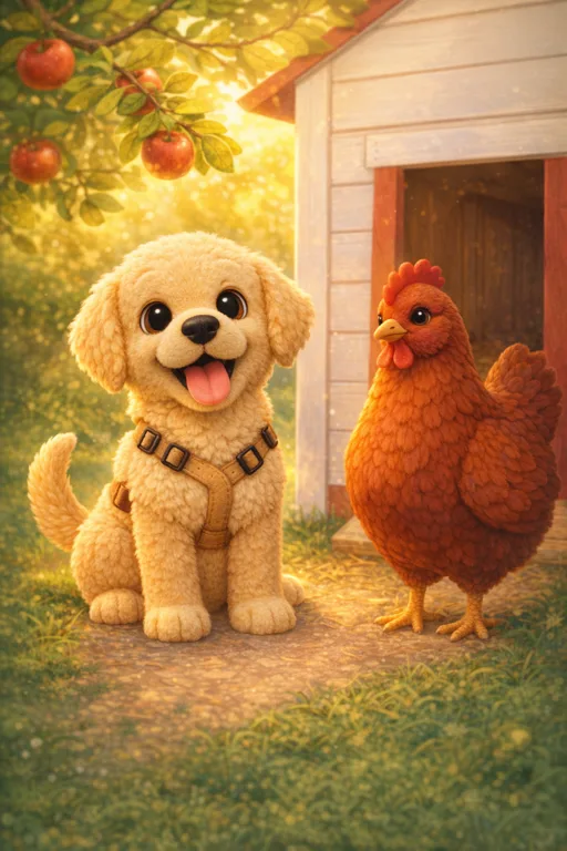 Tango and the Chickens: A Gentle Hello cover