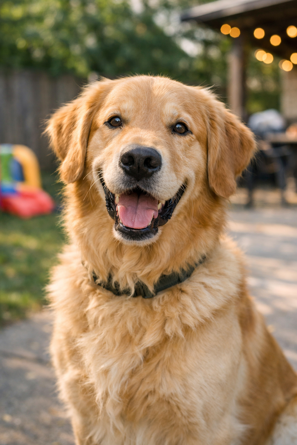 Photo of a golden retriever